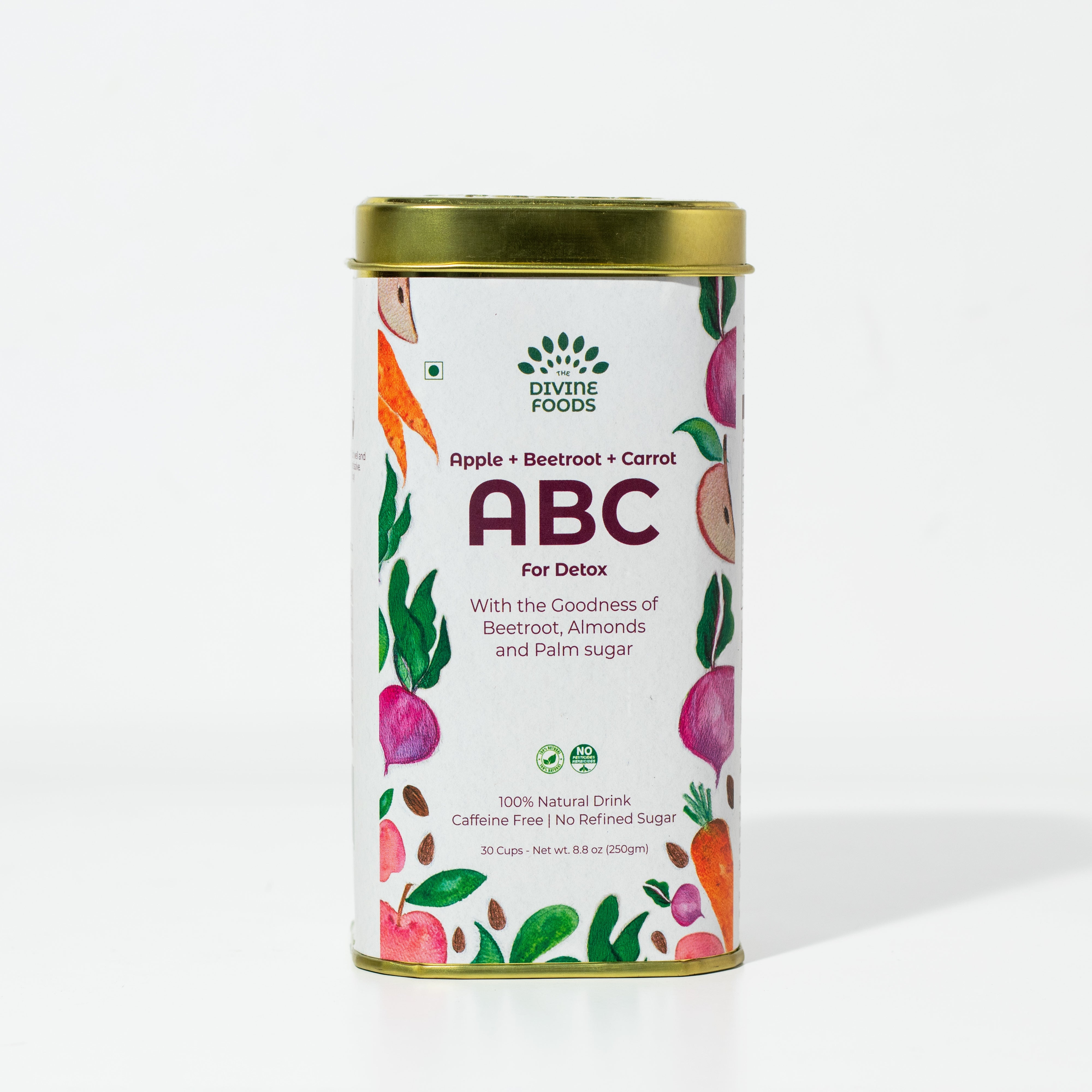 Natural ABC latte Milk Mix Apple Beetroot Carrot For Skin Glow